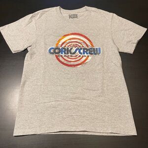 Cedar Point Corkscrew Roller Coaster Logo Shirt Youth Large Grey
